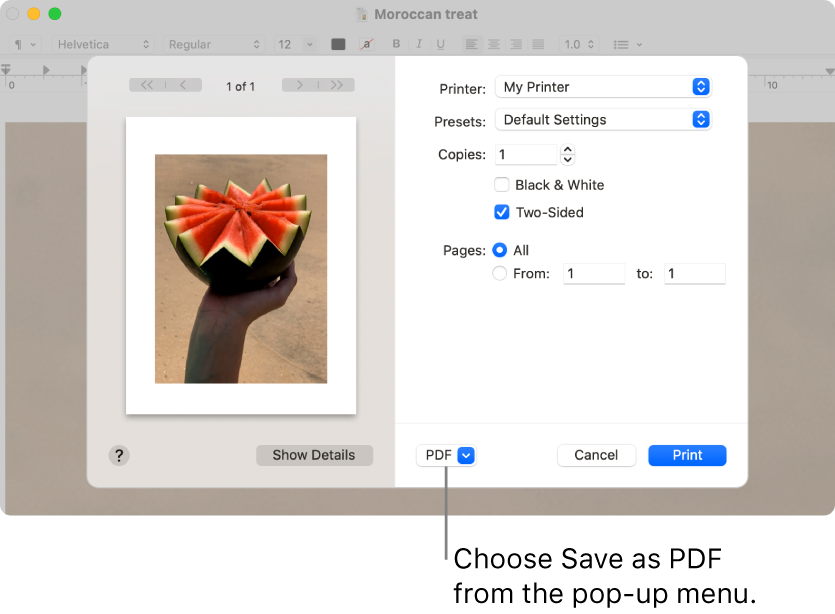 make a table of contents for pdf free on mac